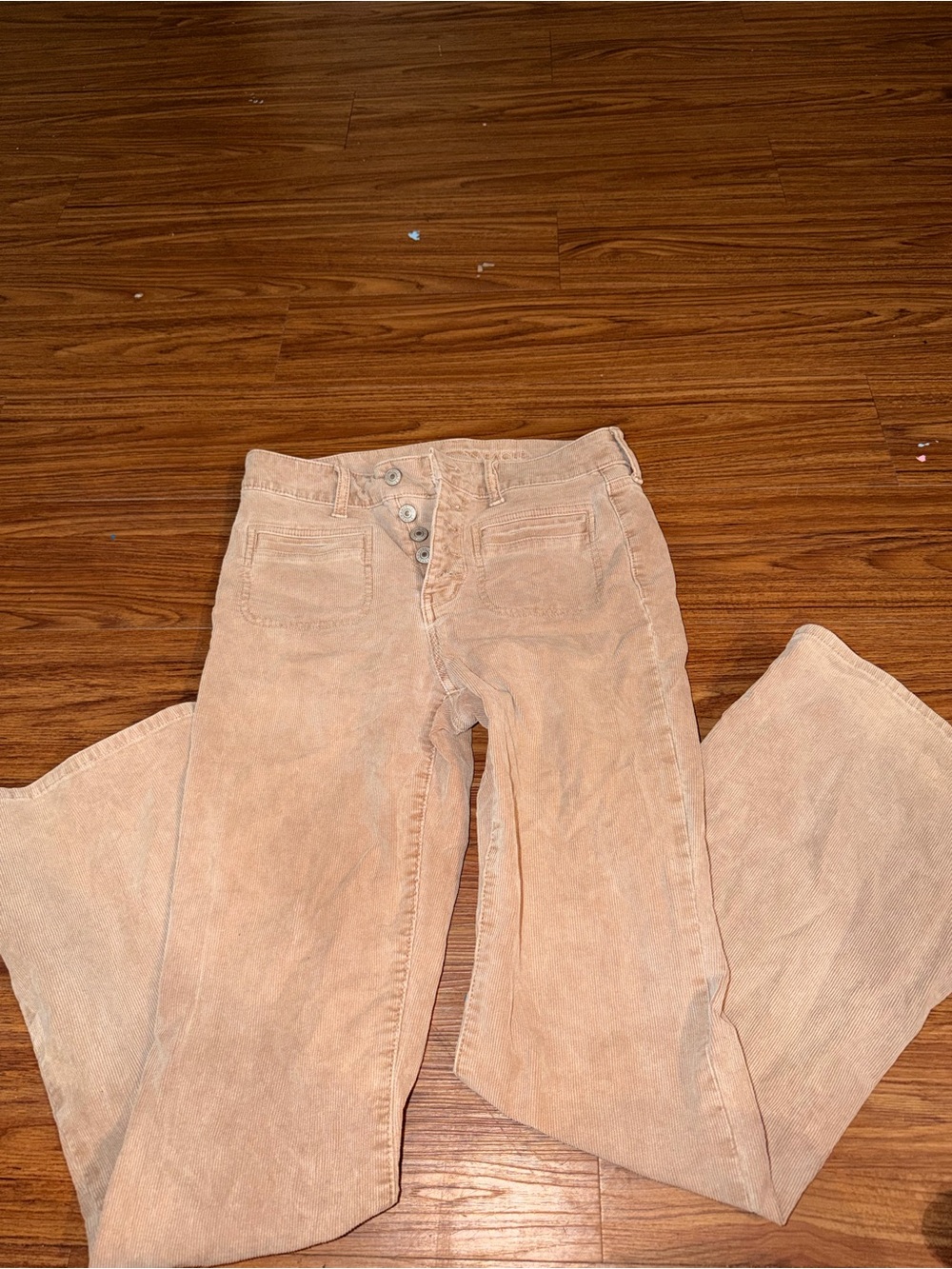 Women’s High-Rise Corduroy Jeans in Tan
